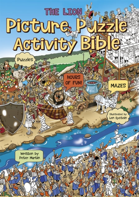 Book cover of: Lion Picture Puzzle Activity Bible. By: Peter Martin