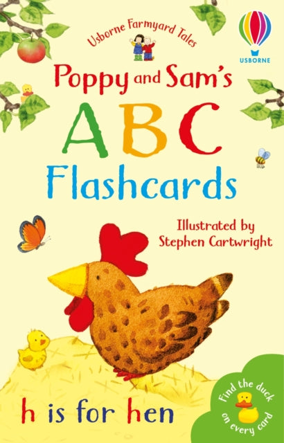 Book cover of: Poppy and Sam's ABC Flashcards. By: Heather Amery
