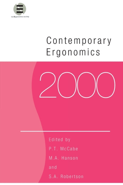 Book cover of: Contemporary Ergonomics 2000