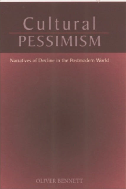 Book cover of: Cultural Pessimism