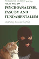 Book cover of: Psychoanalysis, Fascism, Fundamentalism. By: Julia Borossa