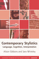 Book cover of: Contemporary Stylistics. By: Alison Gibbons