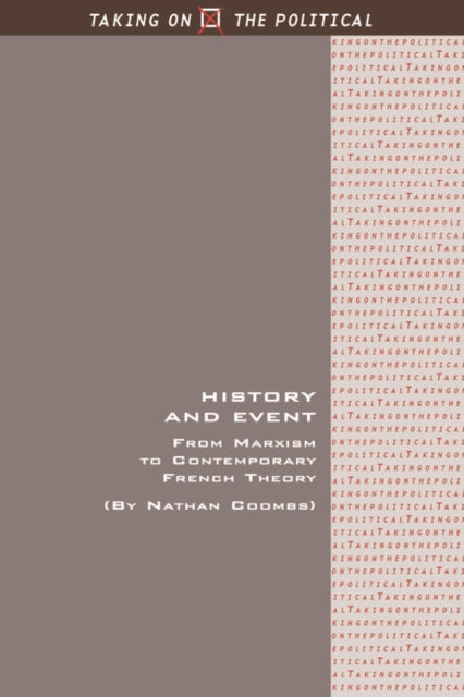 Book cover of: History and Event. By: Nathan Coombs