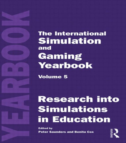 Book cover of: International Simulation and Gaming Yearbook. By: Saunders & Cox