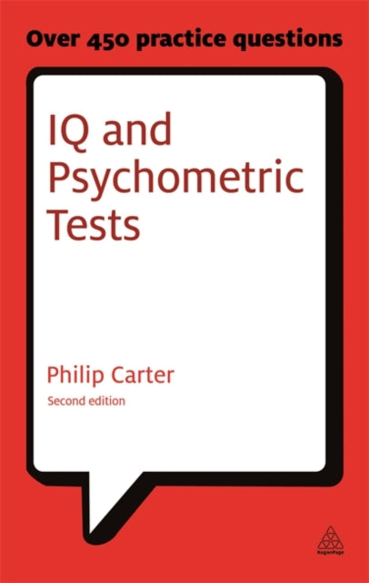 Book cover of: IQ and Psychometric Tests. By: Philip J. Carter