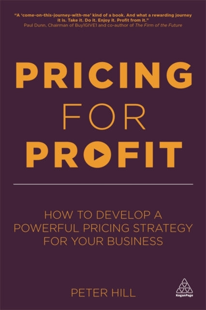 Book cover of: Pricing for Profit. By: Peter Hill