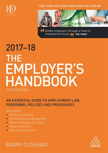 Book cover of: Employer's Handbook 2017-2018. By: Barry Cushway