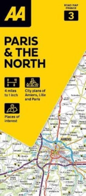 Book cover of: AA Road Map Paris & The North