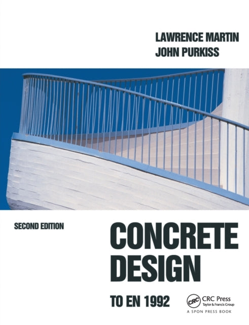 Book cover of: Concrete Design to EN 1992. By: Lawrence Martin