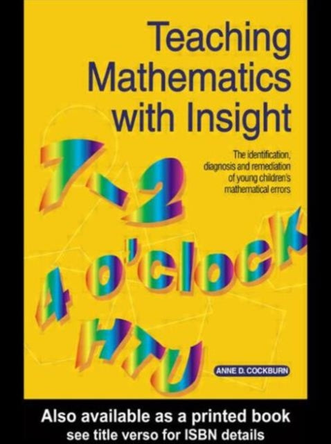 Book cover of: Teaching Mathematics with Insight