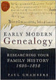 Book cover of: Early Modern Genealogy
