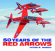 Book cover of: 50 years of the Red Arrows. By: Peter R. March