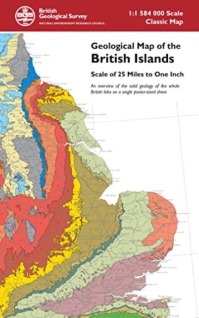 Book cover of: Geological Map of the British Islands. By: British Geological Survey
