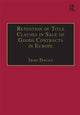 Book cover of: Retention of Title Clauses in Sale of Goods Contracts in Europe