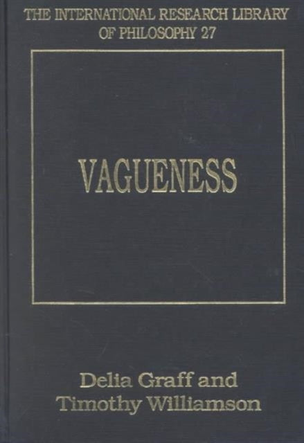Book cover of: Vagueness. By: Timothy Williamson