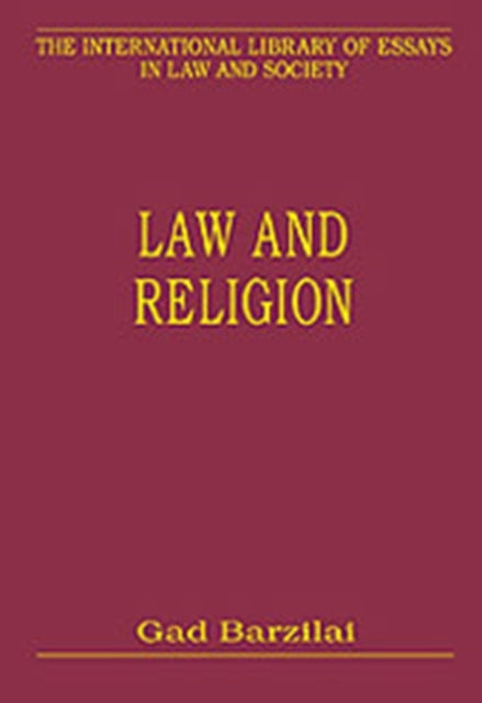 Book cover of: Law and Religion. By: Gad Barzilai