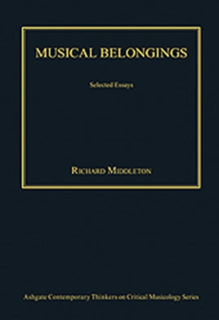 Book cover of: Musical Belongings. By: Richard Middleton