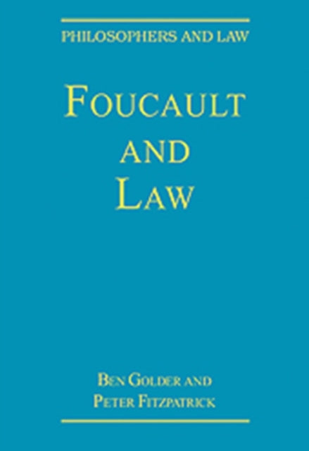 Book cover of: Foucault and Law. By: Peter Fitzpatrick
