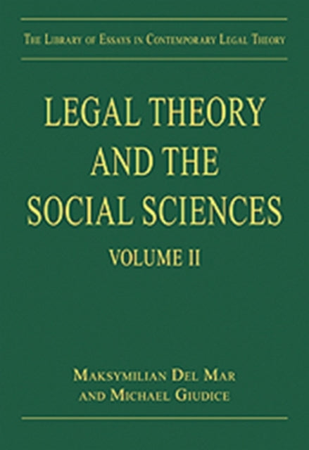 Book cover of: Legal Theory and the Social Sciences. By: Maksymilian Del Mar
