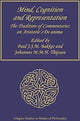 Book cover of: Mind, Cognition and Representation. By: Paul Bakker