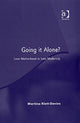 Book cover of: Going it Alone?. By: Martina Klett-davies