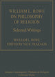 Book cover of: William L. Rowe on Philosophy of Religion. By: William L. Rowe