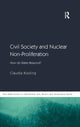 Book cover of: Civil Society and Nuclear Non-Proliferation. By: Claudia Kissling