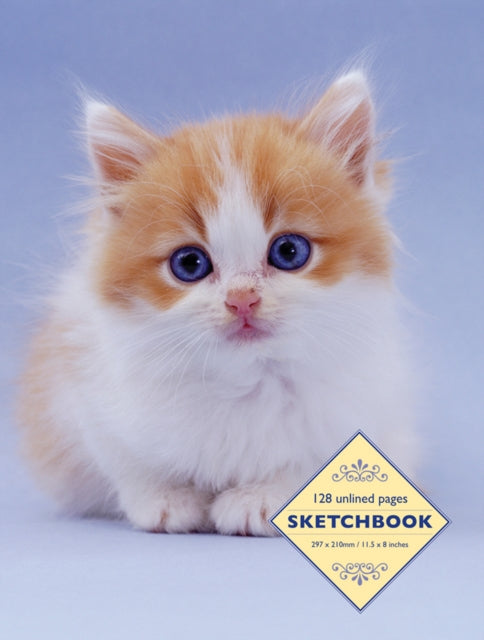 Book cover of: Sketchbook: Kitten. By: Peony Press Staff