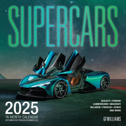 Book cover of: Supercars 2025