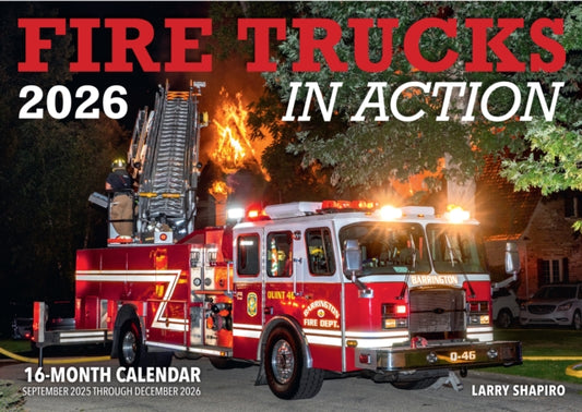 Book cover of: Fire Trucks in Action 2026