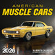 Book cover of: American Muscle Cars 2026