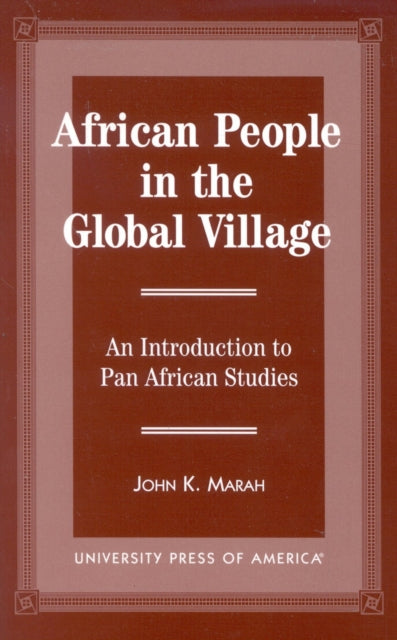 Book cover of: African People in the Global Village