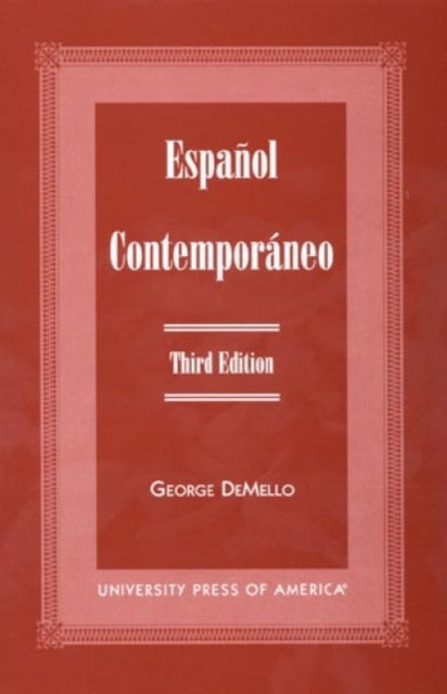 Book cover of: Espanol Contemporaneo. By: George DeMello