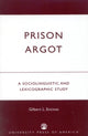 Book cover of: Prison Argot