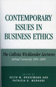 Book cover of: Contemporary Issues in Business Ethics. By: Krasemann Keith W.