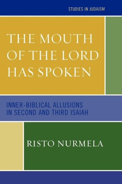 Book cover of: Mouth of the Lord has Spoken. By: Risto Nurmela