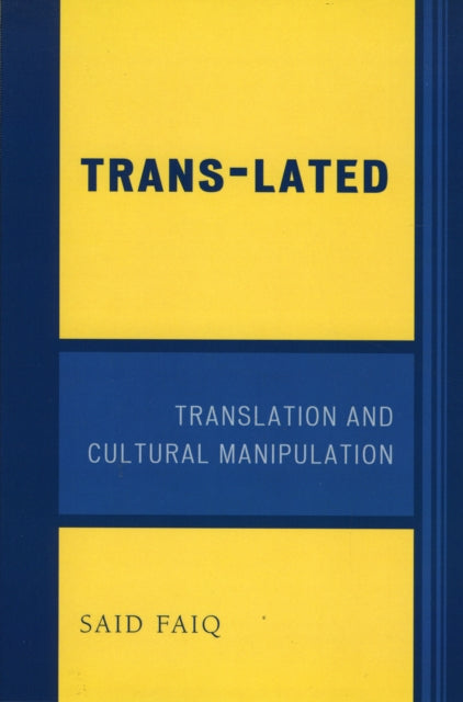 Book cover of: Trans-Lated. By: Said Faiq