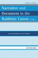 Book cover of: Narrative and Document in the Rabbinic Canon. By: Jacob Neusner