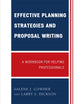 Book cover of: Effective Planning Strategies and Proposal Writing