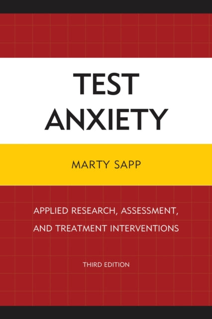 Book cover of: Test Anxiety. By: Marty Sapp
