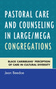Book cover of: Pastoral Care and Counseling in Large/Mega Congregations. By: Jean Beedoe