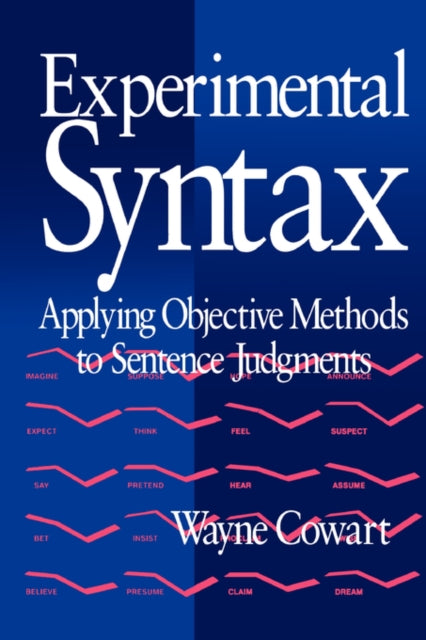 Book cover of: Experimental Syntax