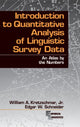 Book cover of: Introduction to Quantitative Analysis of Linguistic Survey Data