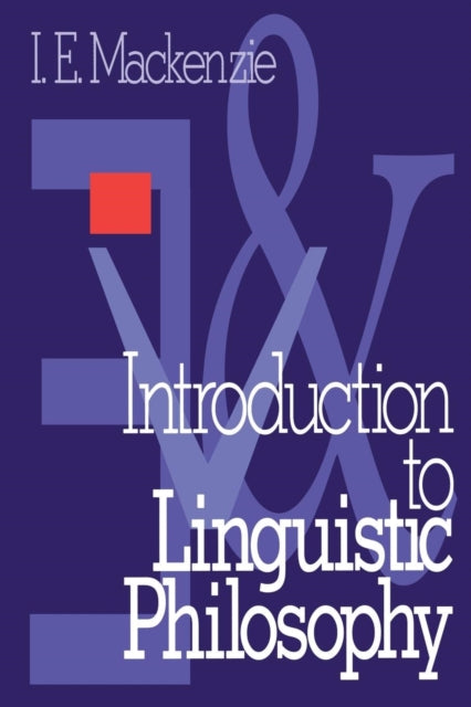 Book cover of: Introduction to Linguistic Philosophy