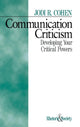 Book cover of: Communication Criticism