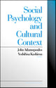 Book cover of: Social Psychology and Cultural Context