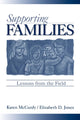 Book cover of: Supporting Families. By: Karen P. McCurdy