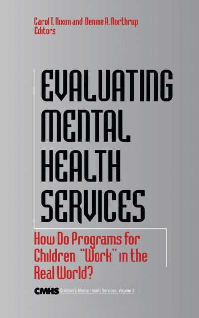 Book cover of: Evaluating Mental Health Services