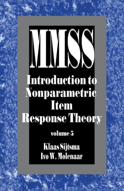 Book cover of: Introduction to Nonparametric Item Response Theory. By: Klaas Sijtsma