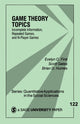Book cover of: Game Theory Topics